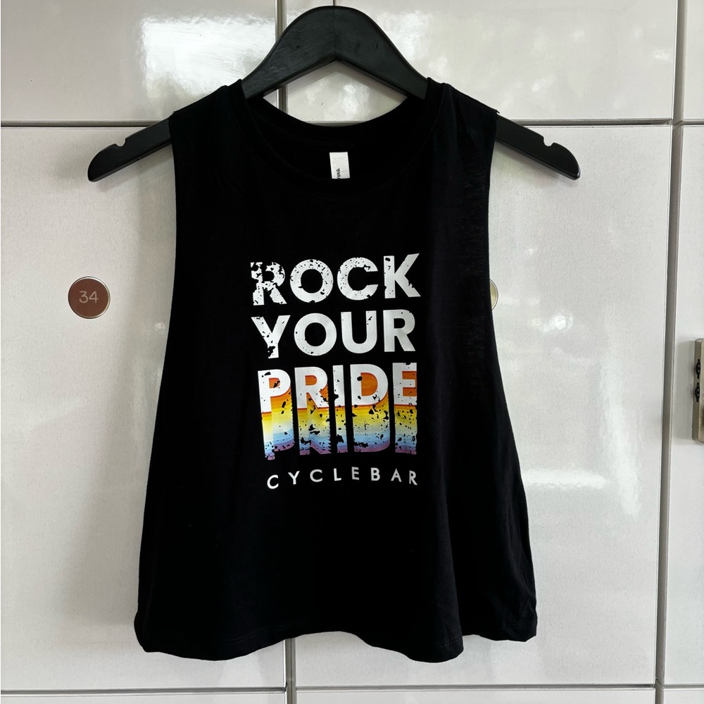 Cyclebar cropped tank